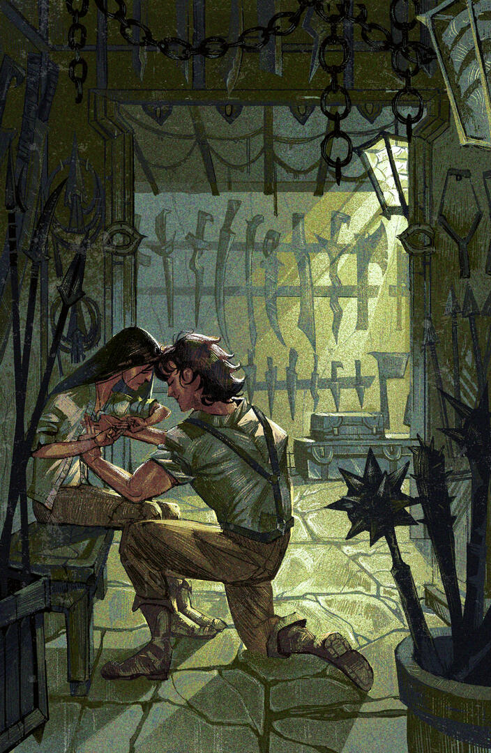 Chapter 25: Lythlet and Desil&#39;s oath-swearing in the armoury